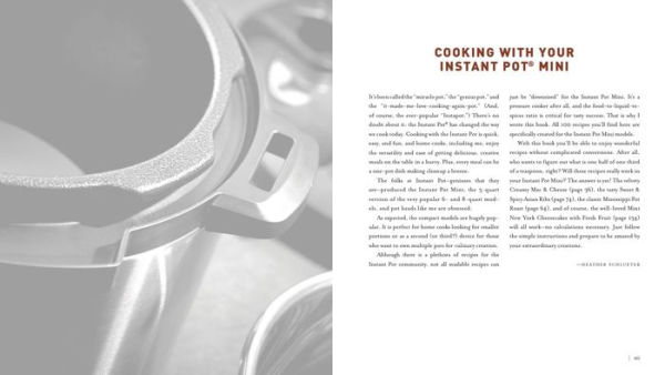 Cooking with Your Instant Pot® Mini: 100 Quick & Easy Recipes for 3-Quart  Models - A Cookbook