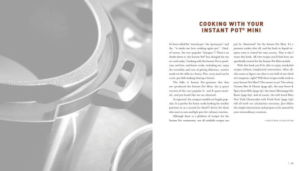 Cooking with Your Instant Pot® Mini: 100 Quick & Easy Recipes for 3-Quart Models - A Cookbook