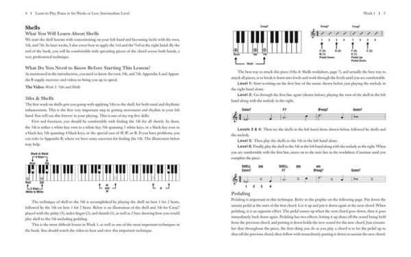 Learn to Play Piano in Six Weeks or Less: Intermediate Level