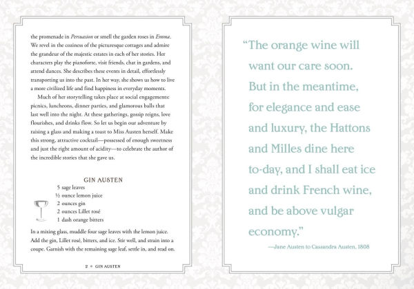 Gin Austen: 50 Cocktails to Celebrate the Novels of Jane Austen - A Cocktail Book