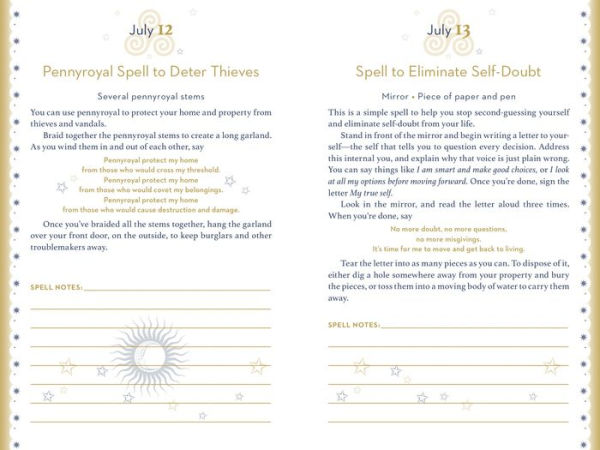 Daily Spell Journal: A Diary of Enchantments for Every Day of the Year