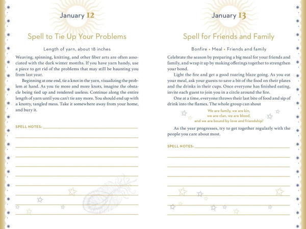 The Daily Spell Journal: A Diary of Enchantments for Every Day of the Year