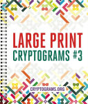 Alternative view 1 of Large Print Cryptograms #3