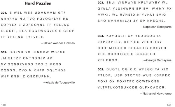 Large Print Cryptograms #3