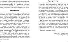 Alternative view 10 of Large Print Cryptograms #3
