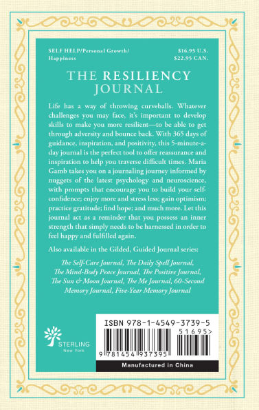 Resiliency Journal: 5 Minutes a Day toward Strength, Balance, and Inspiration