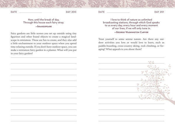 Self-Care Journal: 366 Prompts to Help Nurture & Recharge Your Body & Soul