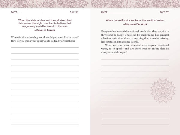Self-Care Journal: 366 Prompts to Help Nurture & Recharge Your Body & Soul