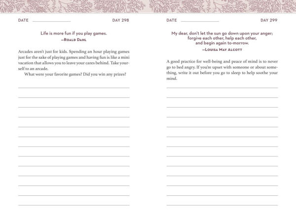 Self-Care Journal: 366 Prompts to Help Nurture & Recharge Your Body & Soul