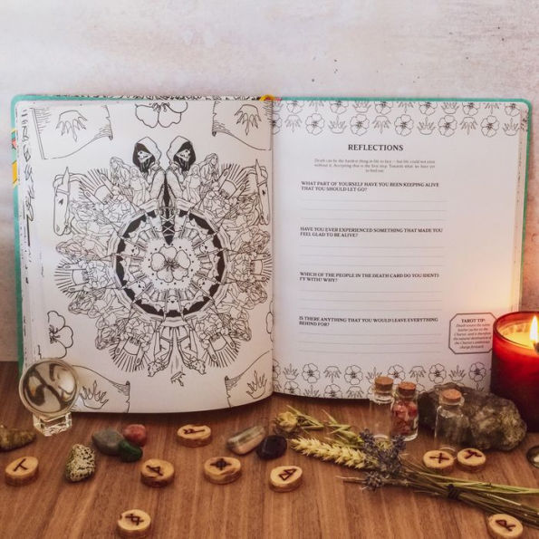 Modern Witch Tarot Coloring Book