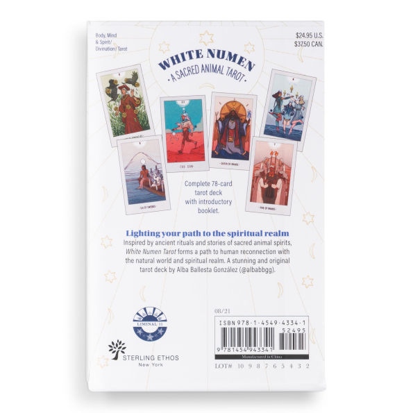 White Numen: A Sacred Animal Tarot Deck: A 78-Card Tarot Deck with Guidebook