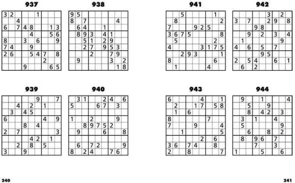 Blockbuster Book of Sudoku