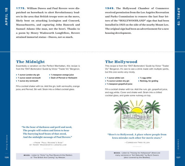 Cheers!: Cocktails & Toasts to Celebrate Every Day of the Year - A Cocktail Book