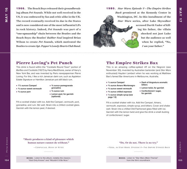 Cheers!: Cocktails & Toasts to Celebrate Every Day of the Year - A Cocktail Book