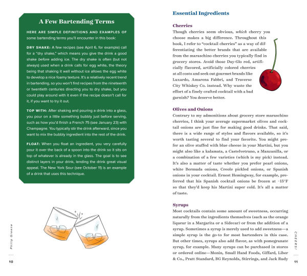 Cheers!: Cocktails & Toasts to Celebrate Every Day of the Year - A Cocktail Book