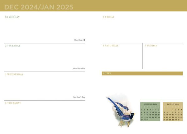 2025 Natural Histories Animal Kingdom 12-Month Planner