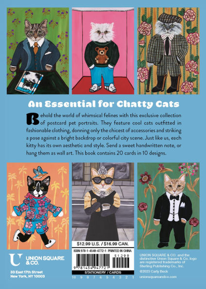 Cat Correspondence Cards: A Cat Postcards Book (20 Postcards)