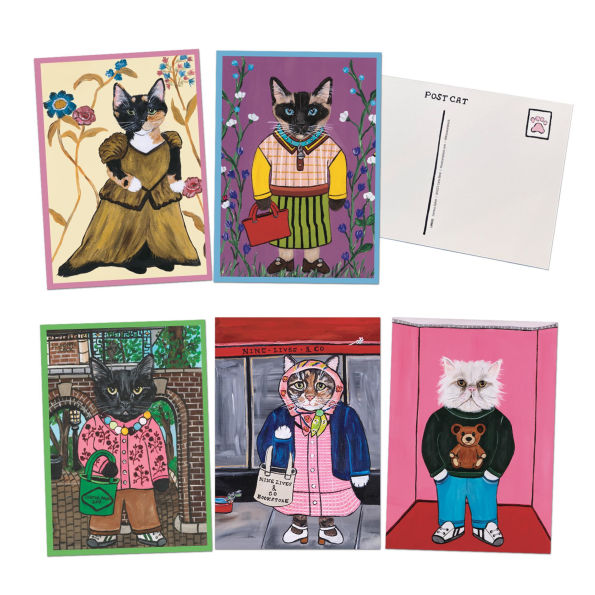 Cat Correspondence Cards: A Cat Postcards Book (20 Postcards)