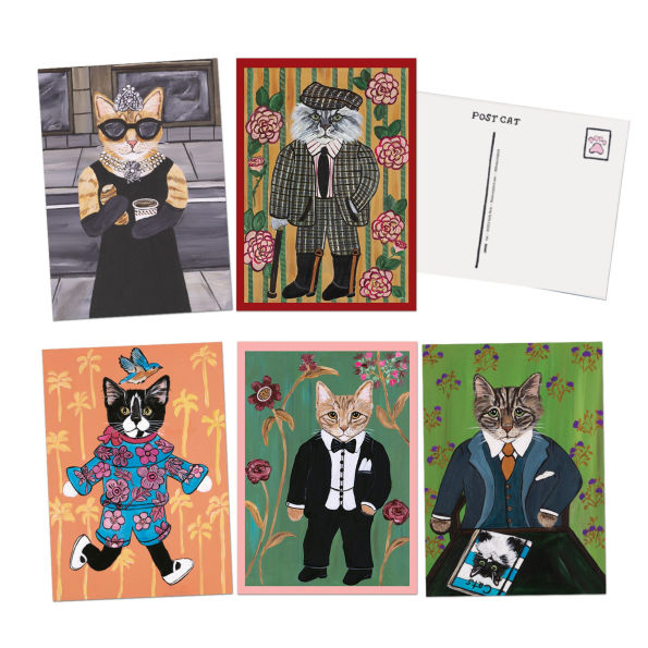 Cat Correspondence Cards: A Cat Postcards Book (20 Postcards)