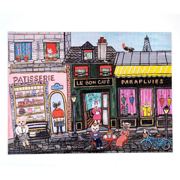 Pets in Paris 1,000-Piece Jigsaw Puzzle