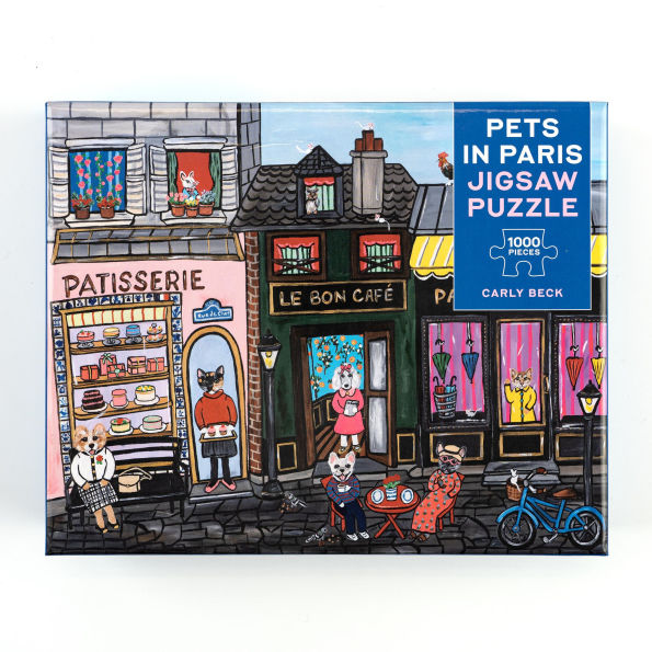 Pets in Paris 1,000-Piece Jigsaw Puzzle