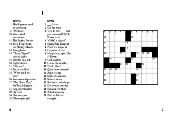 Sip & Solve Easy Mini Crosswords