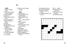 Alternative view 10 of Sip & Solve Hard Mini Crosswords