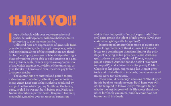 Dear You: Thank You!: A Book's Worth of Gratitude Especially for You