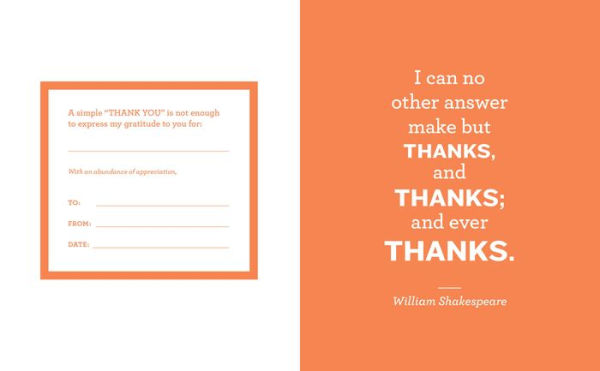Dear You: Thank You!: A Book's Worth of Gratitude Especially for You