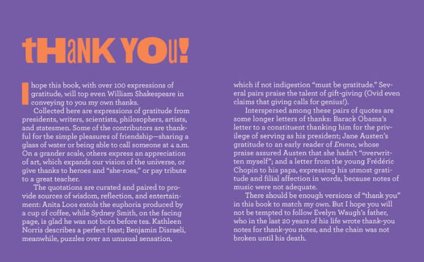 Dear You: Thank You!: A Book's Worth of Gratitude Especially for You