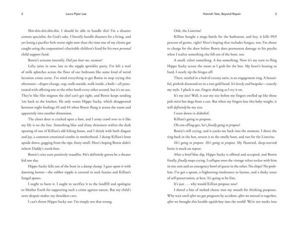 Hannah Tate, Beyond Repair: A Novel