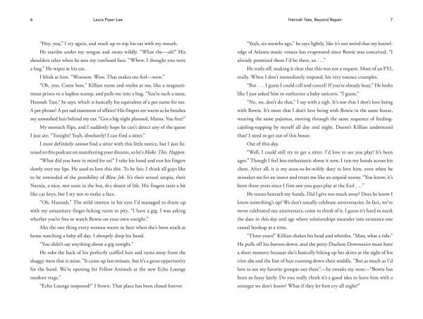 Hannah Tate, Beyond Repair: A Novel