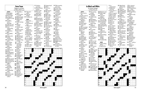 Unplugged Weekend Crosswords