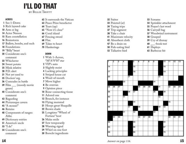 Vacation Crosswords: 50+ Puzzles Perfect for Plane Rides and Poolsides