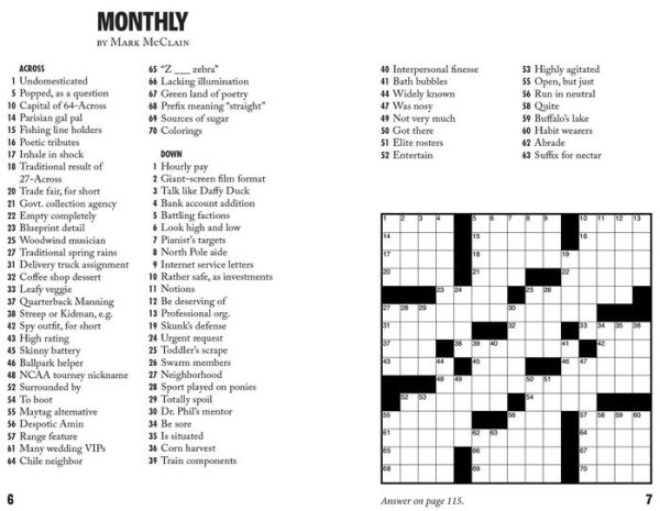 Vacation Crosswords: 50+ Puzzles Perfect for Plane Rides and Poolsides