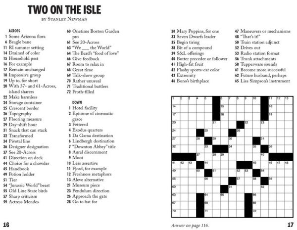 Vacation Crosswords: 50+ Puzzles Perfect for Plane Rides and Poolsides