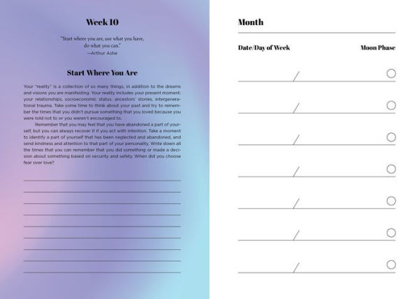 Manifest Your Year: 12-Month Perpetual Planner