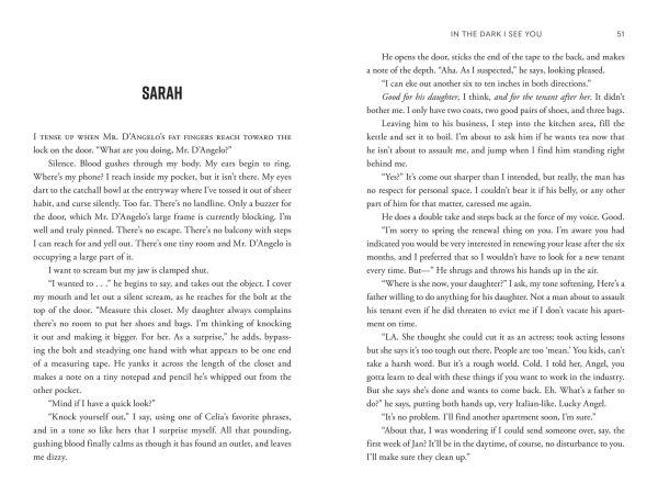 the Dark I See You: A Novel