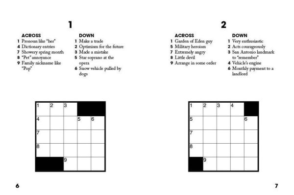 Super Easy Super Tiny Crosswords: So Small! So Simple! So Many!