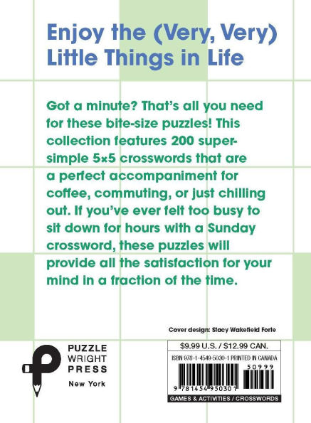Super Easy Super Tiny Crosswords: So Small! So Simple! So Many!
