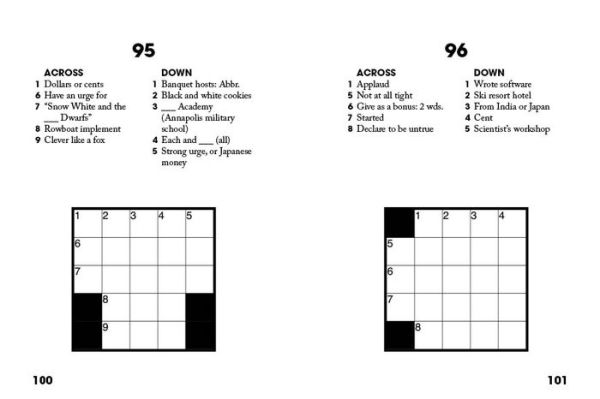 Super Easy Super Tiny Crosswords: So Small! So Simple! So Many!