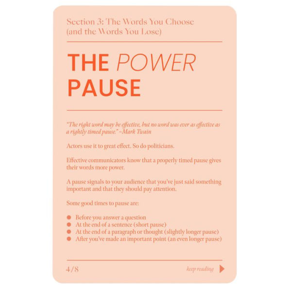 Make Your Voice Heard: A Deck of 72 Tips and Techniques for Effective Communication at Work