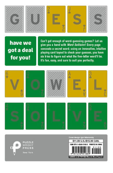 Word Solitaire: The Secret Word'll Be in the Cards