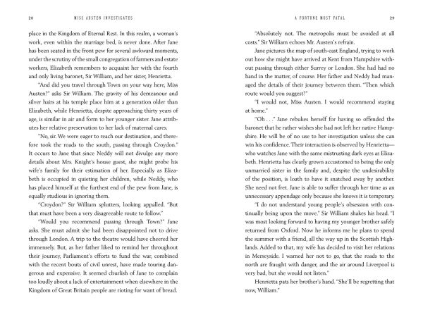Miss Austen Investigates: A Fortune Most Fatal