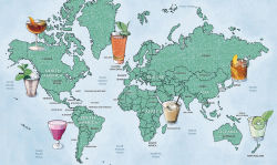 Alternative view 19 of The Cocktail Atlas: Around the World in 200+ Drinks - A Cocktail Book