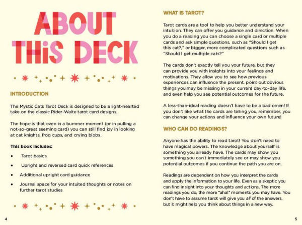 Mystic Cats Tarot: A 78-Card Deck and Guidebook