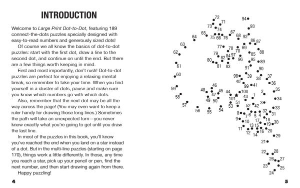 Large Print Dot-to-Dot