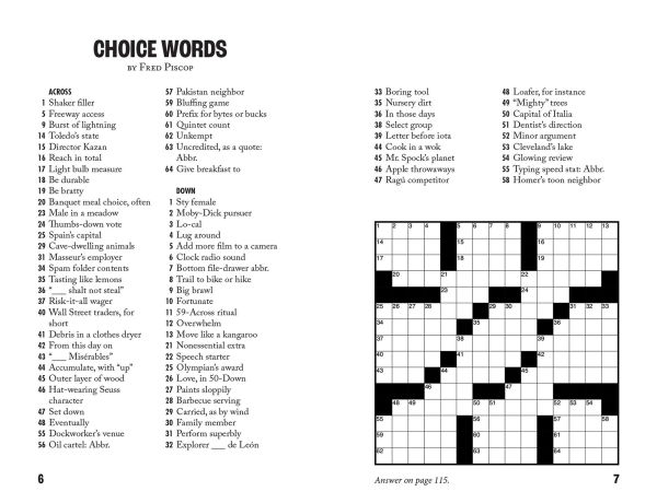Getaway Crosswords: 50+ Puzzles Perfect for Road Trips and Cruise Ships