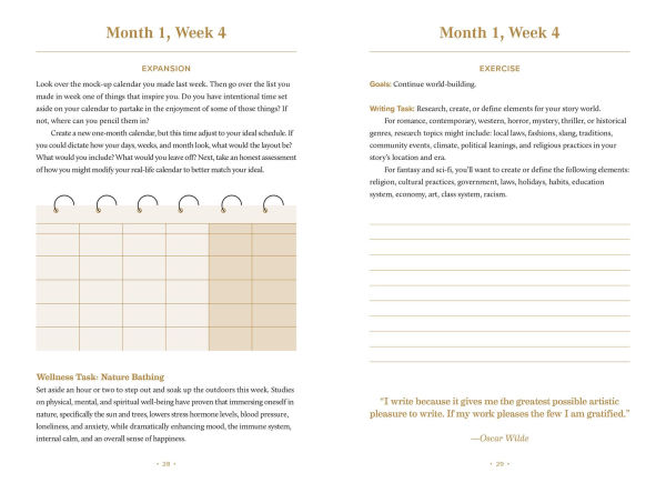 The Storyteller's Weekly Journal: A Guided Planner to Take Your Story from Concept to Completion in 12 Months