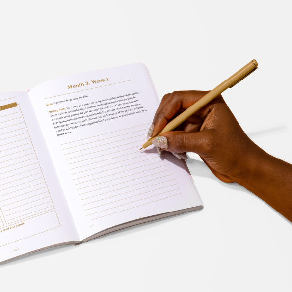The Storyteller's Weekly Journal: A Guided Planner to Take Your Story from Concept to Completion in 12 Months
